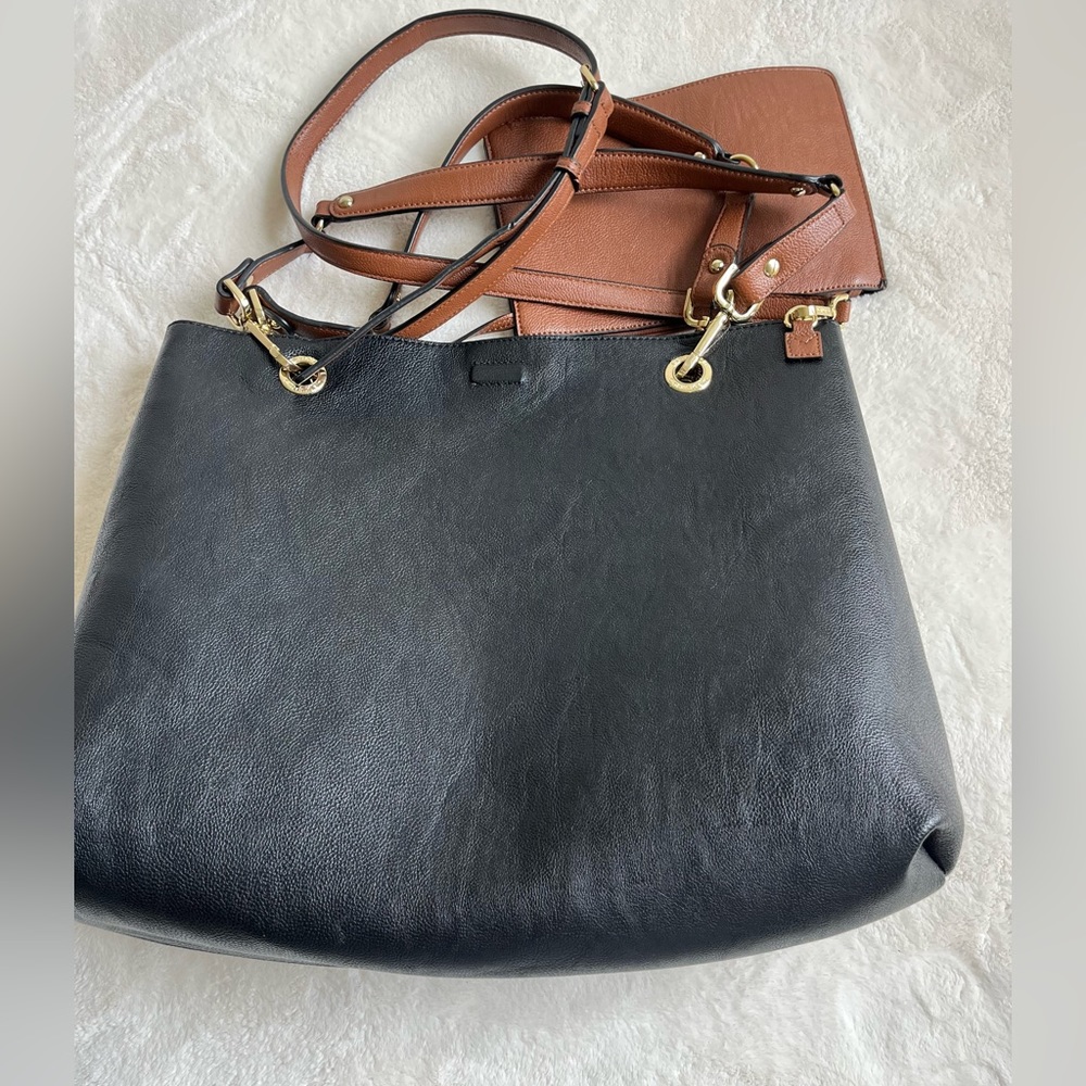 CK reversible tote with pouch shoulder & crossbody strap - Picture 11 of 12